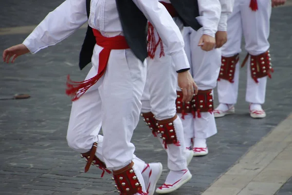 Basque Dance Street — Zdjęcie stockowe