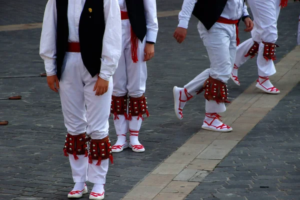 Baskický Tanec Ulici — Stock fotografie