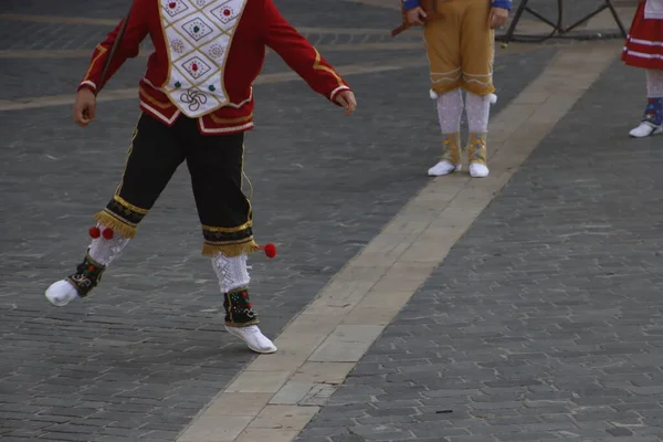 Basque Dance Street — 图库照片