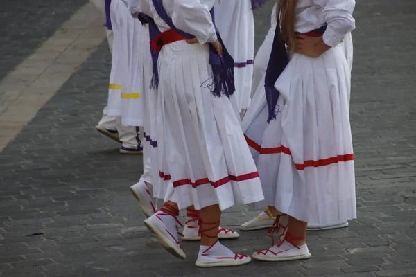 Basque Dance Folk Street Festival — Foto de Stock