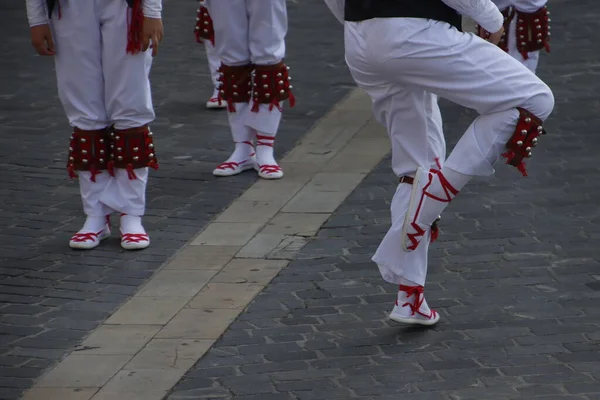 Basque Dance Folk Street Festival — Φωτογραφία Αρχείου