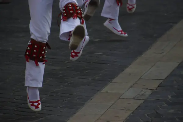 Basque Folk Street Dance Festival —  Fotos de Stock