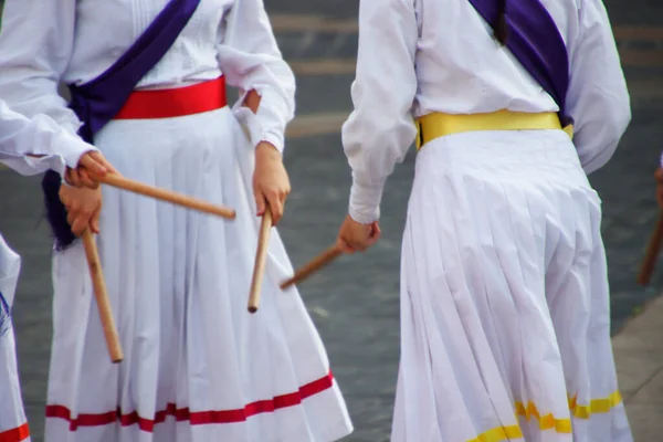 Basque Folk Street Festival — Stock fotografie