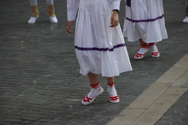 Basque Folk Street Festival — Stockfoto