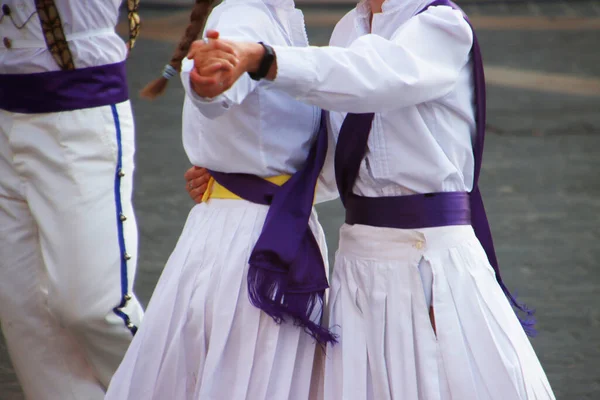 Basque Folk Street Festival — Zdjęcie stockowe