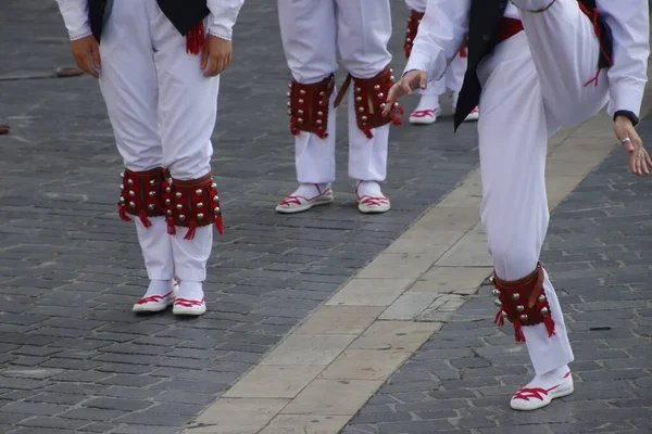 Basque Folk Street Festival — Stok fotoğraf