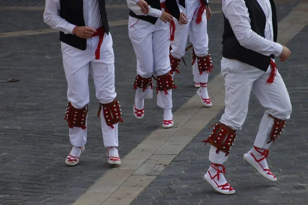 Basque Folk Street Festival — 图库照片