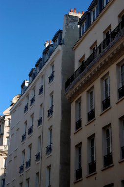 Paris şehrinin mimarisi.