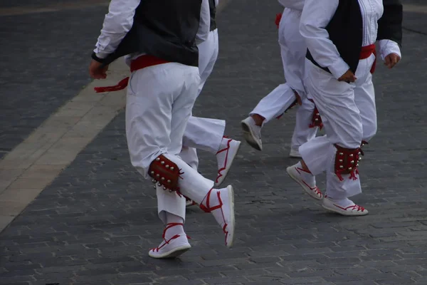 Basque Folk Street Dance Festival — Stock fotografie