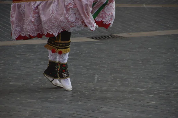 Basque Folk Street Dance Festival — Φωτογραφία Αρχείου