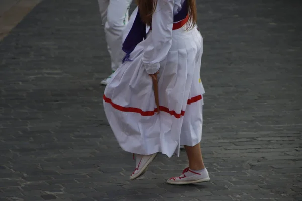 Basque Folk Street Dance Festival — ストック写真