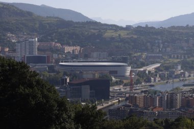 Bilbao şehrinin mimarisi.