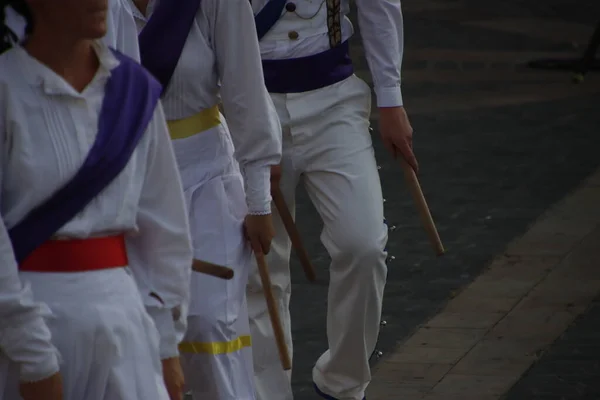 Baskijski Festiwal Tańca Ulicznego — Zdjęcie stockowe