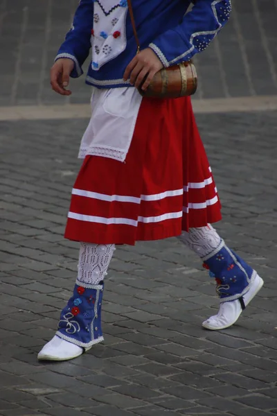 Фестиваль Баскських Танців — стокове фото