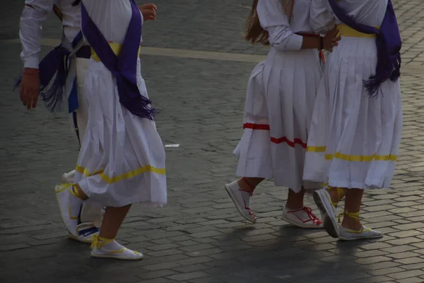 Baskische Dans Straatfestival — Stockfoto