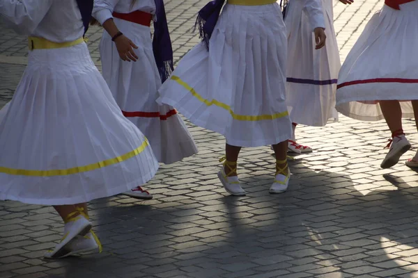 Baskijski Festiwal Tańca Ulicznego — Zdjęcie stockowe