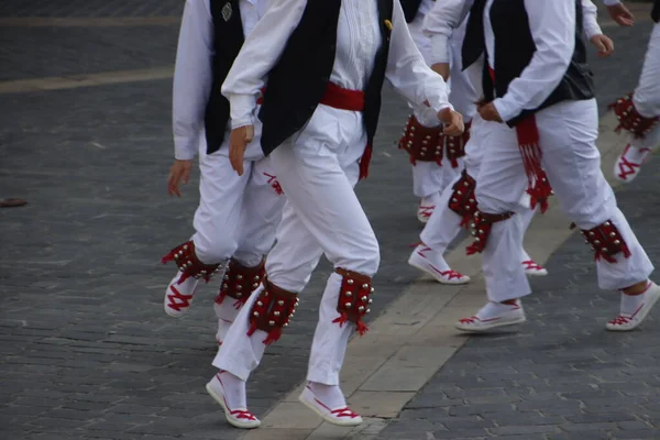 Baskische Dans Straatfestival — Stockfoto