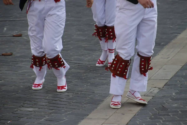 Baskische Dans Straatfestival — Stockfoto
