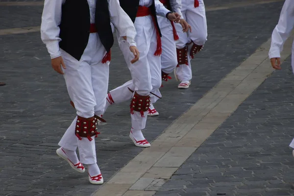 Basque Folk Dance Festival —  Fotos de Stock