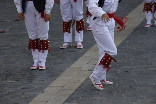 Basque Folk Dance Festival — Fotografia de Stock