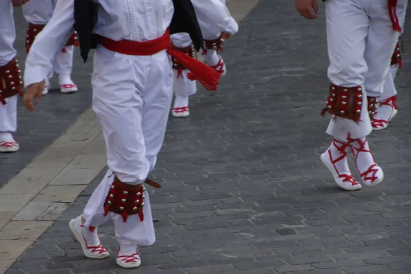 Baskijski Festiwal Tańca Ludowego — Zdjęcie stockowe