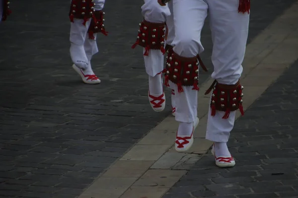 Basque Folk Dance Festival — Stockfoto