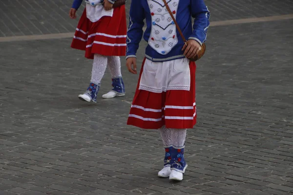 Basque Folk Dance Festival — Zdjęcie stockowe