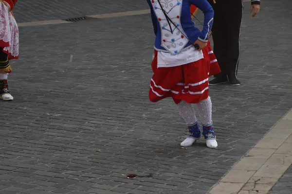 Basque Folk Dance Festival — Stock fotografie