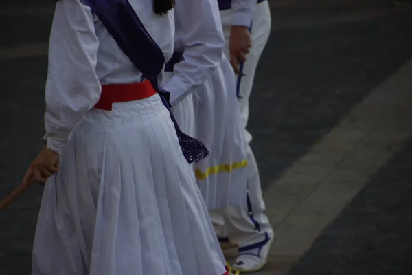 Basque Folk Dance Festival — Stock Photo, Image