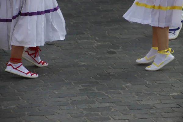 Basque Folk Dance Festival — Stok fotoğraf