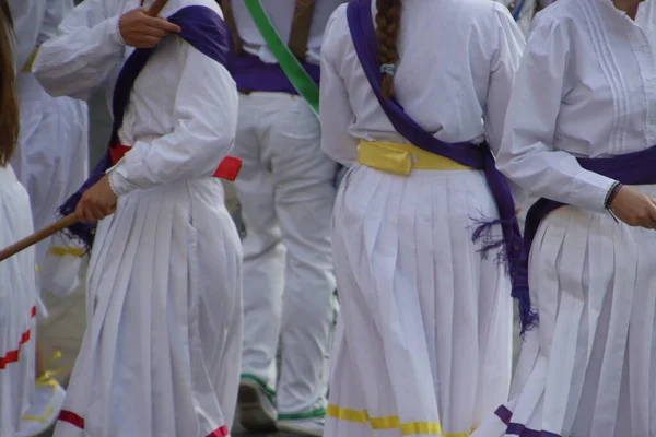 Basque Folk Dance Festival — Stock Fotó