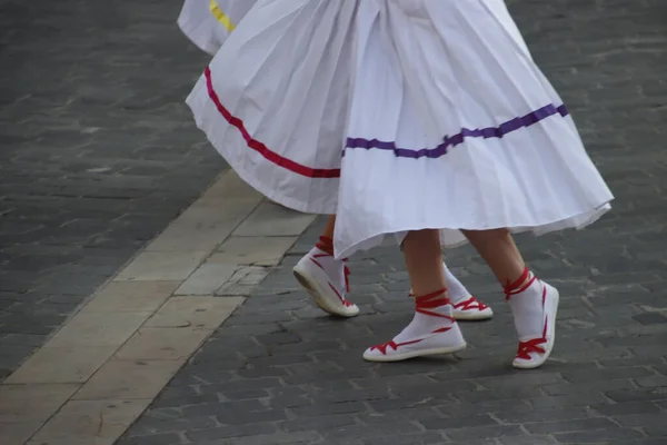 Basque Folk Dance Festival — Zdjęcie stockowe