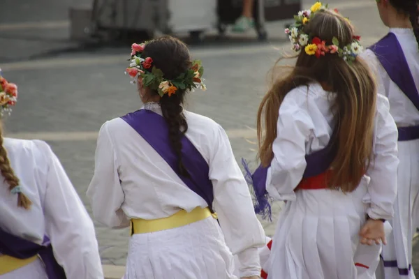 Baskický Folkový Taneční Festival — Stock fotografie