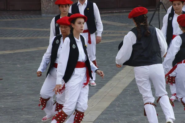 Basque Dance Folk Street Festival — Φωτογραφία Αρχείου