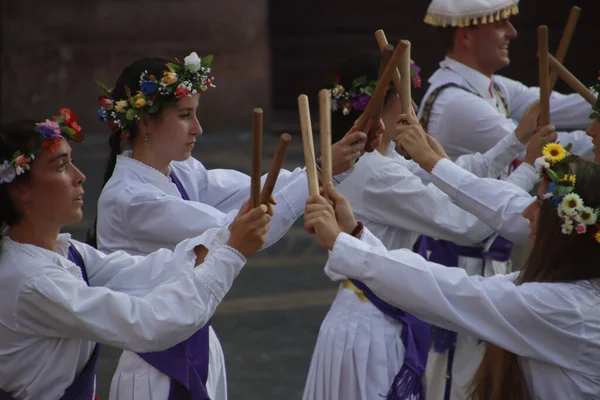 Basque Dance Folk Street Festival — Φωτογραφία Αρχείου