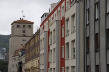 Bilbao şehrindeki şehir manzarası