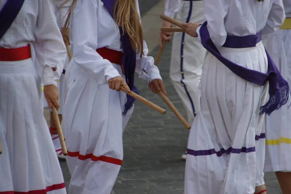 Basque Folk Dance Festival — Fotografia de Stock