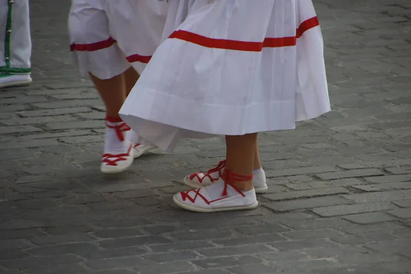 Basque Folk Dance Festival — Foto de Stock