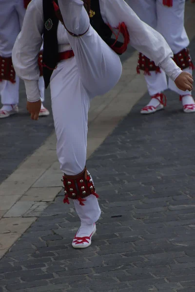 Basque Folk Dance Festival — Stok Foto