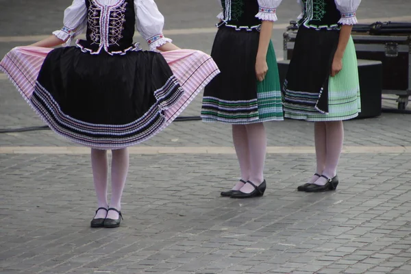 Σλοβάκικος Χορός Υπαίθριο Φεστιβάλ — Φωτογραφία Αρχείου