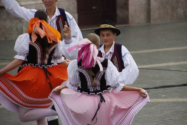 Slovakisk Folkdansutställning Bilbao — Stockfoto