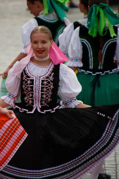 Exposição Dança Popular Eslovaca Bilbau — Fotografia de Stock