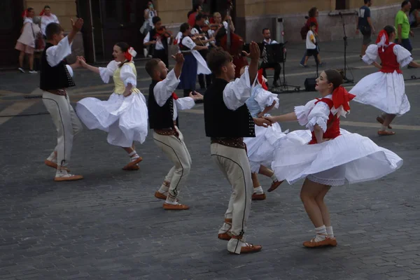Slovakisk Folkdansutställning Bilbao — Stockfoto