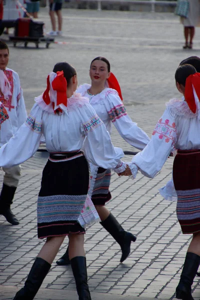 Словацька Народна Виставка Танців — стокове фото