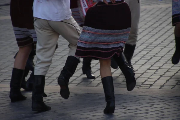 Slovakisk Folkdansutställning — Stockfoto