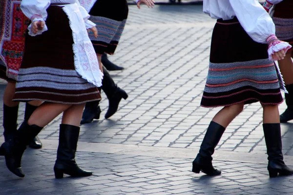 Slovak Folk Dance Exhibition — Stock Photo, Image