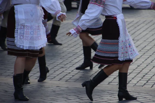 Mostra Danza Popolare Slovacca — Foto Stock