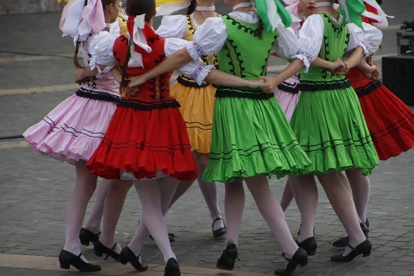 Slovakisk Folkdansutställning — Stockfoto