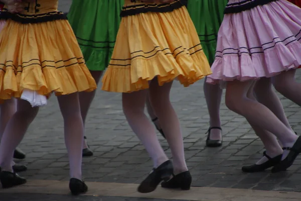 斯洛伐克民间舞蹈展览 — 图库照片