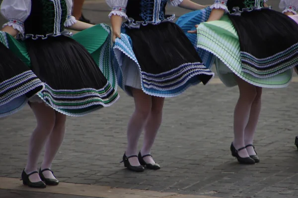 Slowaakse Volksdans Tentoonstelling — Stockfoto